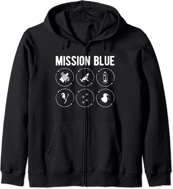 Amazon.com: Ocean Activism Sea Wildlife Conservationist Zip Hoodie